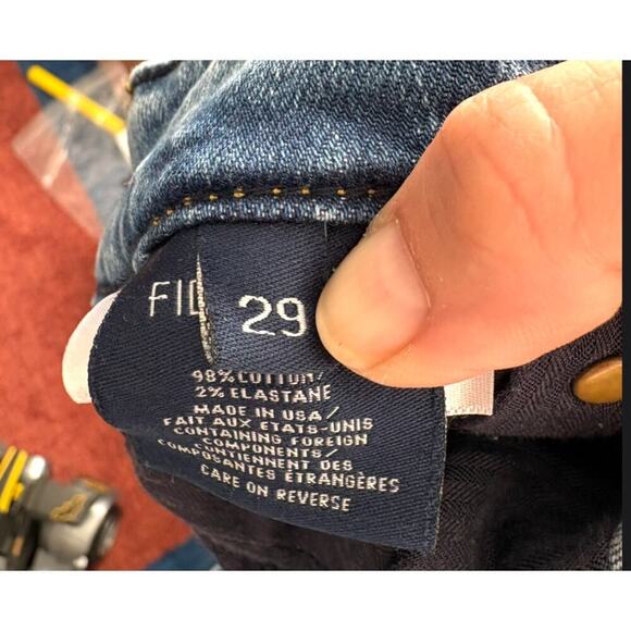 Fidelity Penny Lane Twiggy Jeans Size 29 P3100 Distressed Boyfriend Fit - Picture 5 of 8